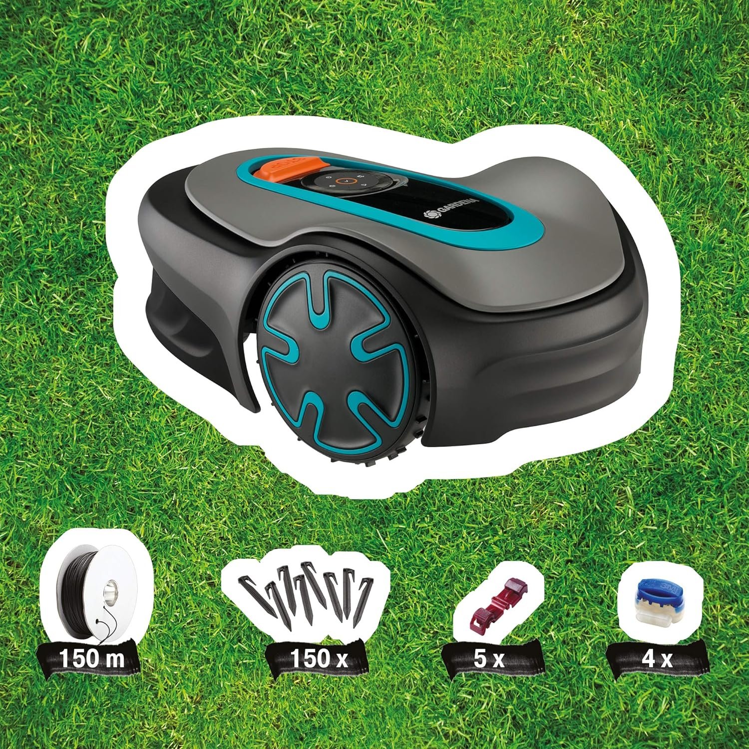 Gardena SILENO minimo 250 m²: robot cortacésped inteligente
