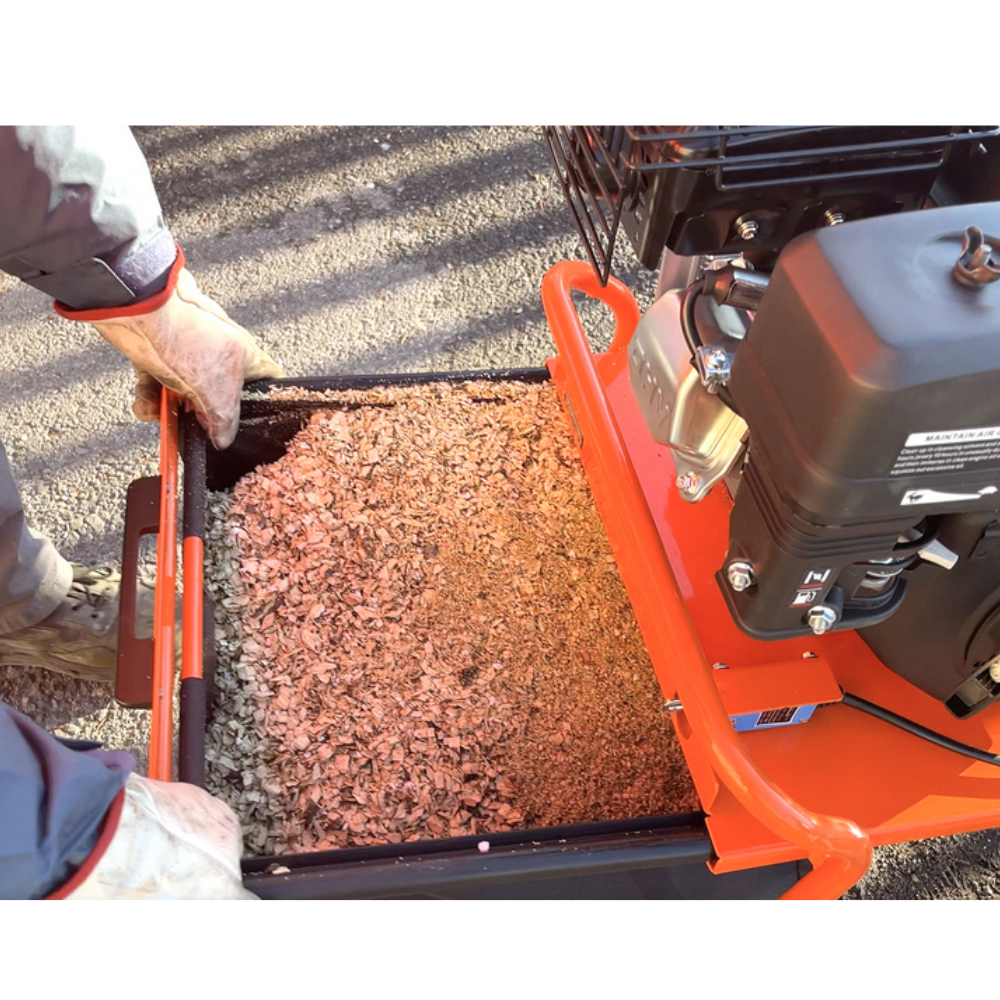 Trituradora de ramas con motor 6.5cv